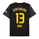 Borussia Dortmund Pascal Gross #13 Replike Gostujuci Dres 2024-25 Kratak Rukav